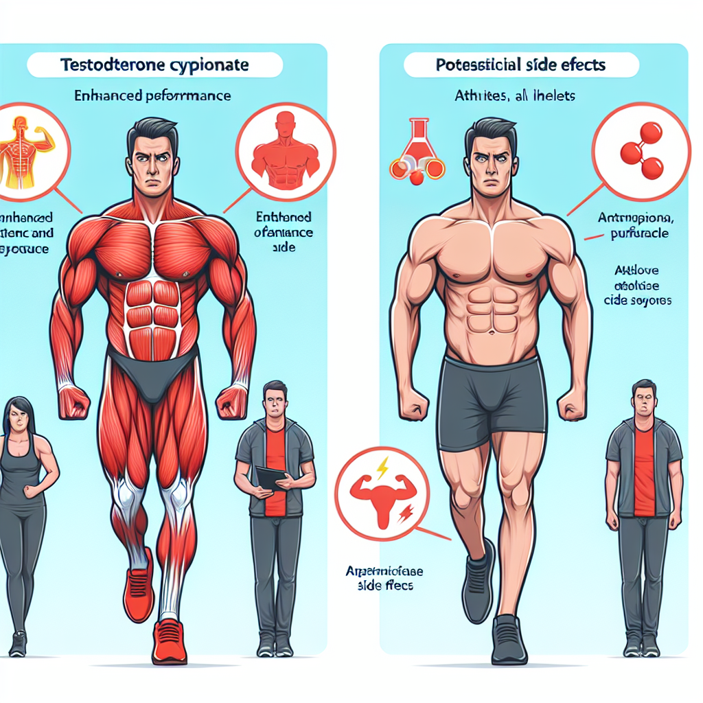La somministrazione di testosterone cipionato negli atleti: benefici e rischi