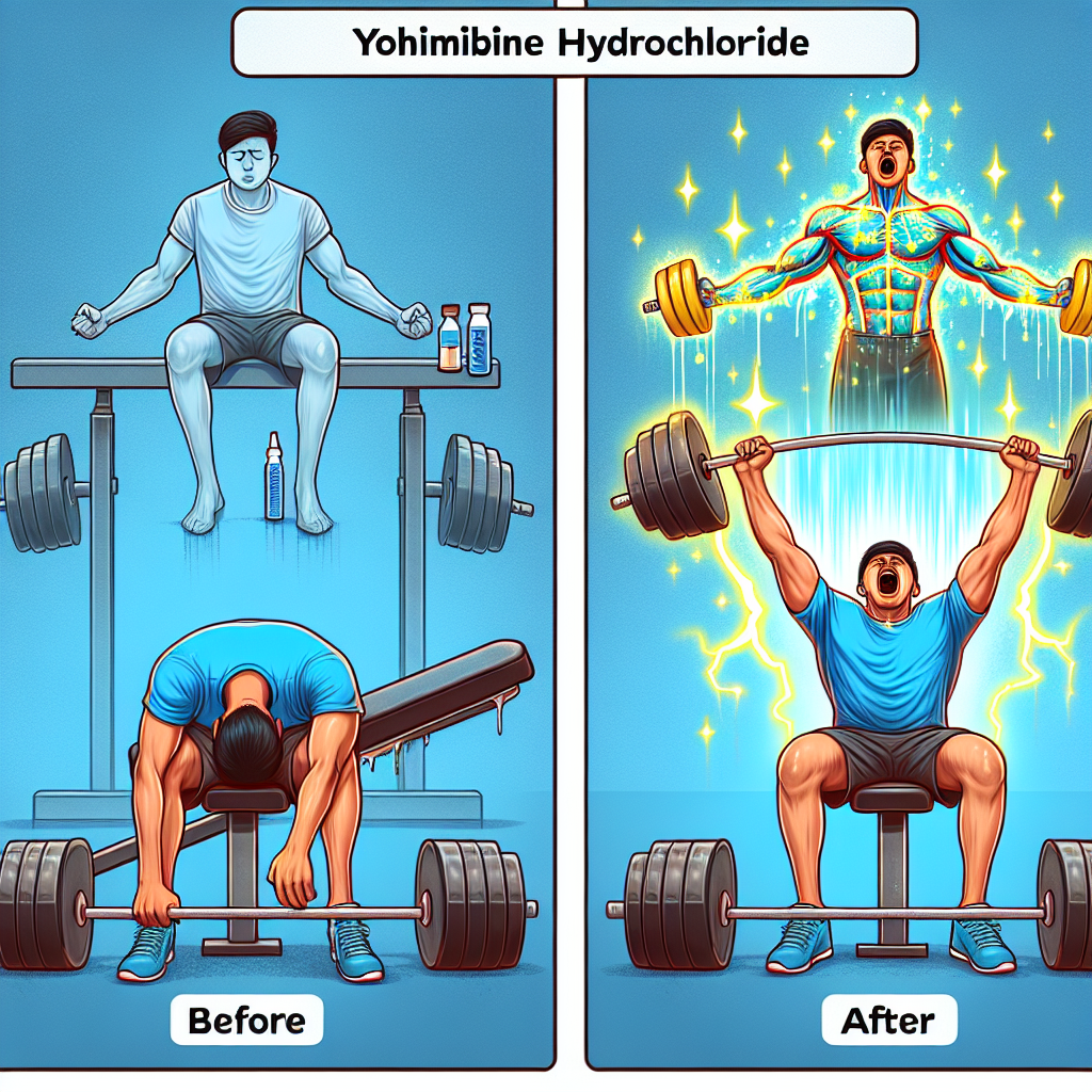 Gli effetti della Yohimbina cloridrato sull'energia e la resistenza fisica
