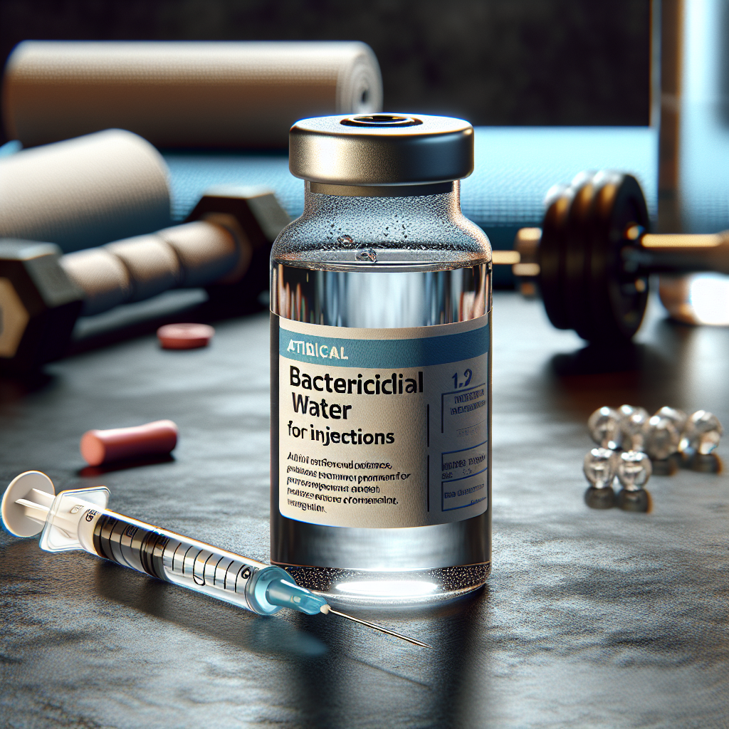 Acqua battericida per iniezioni: un alleato per la performance atletica