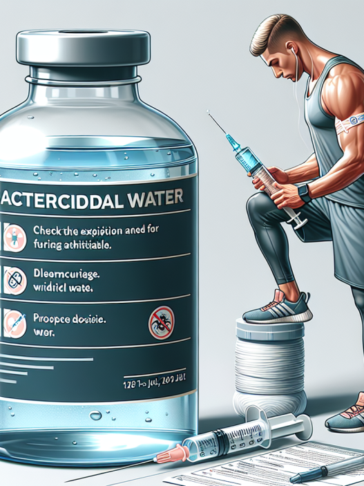 Come utilizzare correttamente l'acqua battericida per iniezioni durante l'attività fisica