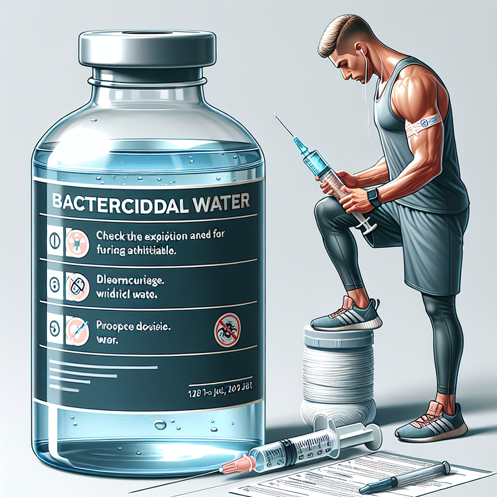 Come utilizzare correttamente l'acqua battericida per iniezioni durante l'attività fisica